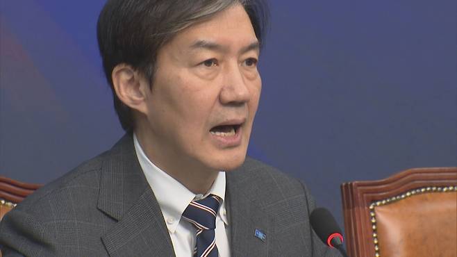 조국 조국혁신당 혁신정책연구원장