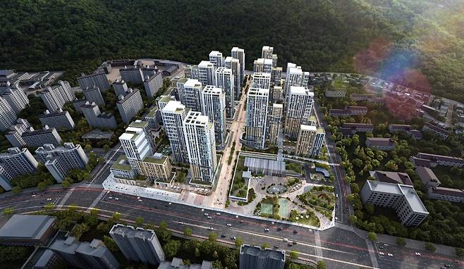 군포산본 선도지구 9-2구역 조감도 [한국토지주택공사(LH) 제공]