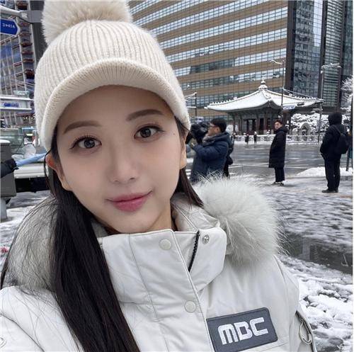 MBC 기상캐스터로 일한 고(故) 오요안나 [오요안나 개인 사회관계망서비스(SNS) 갈무리. 재판매 및 DB 금지]