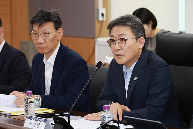 금융위는 지난 14일 오후 정부서울청사에서 권대영 금융위 부위원장 주재로 제5차 금융업권 생산적 금융협의체를 열고 금융권의 생산적 금융 추진현황과 향후 계획을 점검했다. /사진제공=금융위원회