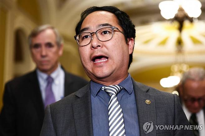 앤디 김 미국 상원의원 [게티이미지 AFP=연합뉴스 자료사진] DB 및 재판매 금지