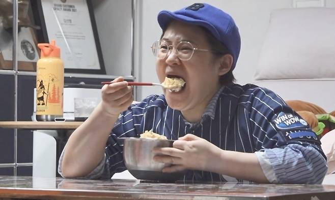 방송인 김신영이 '요요' 이후 먹는 캐릭터에 치중된 모습을 보이고 있다. / 사진제공=MBC ‘나 혼자 산다’