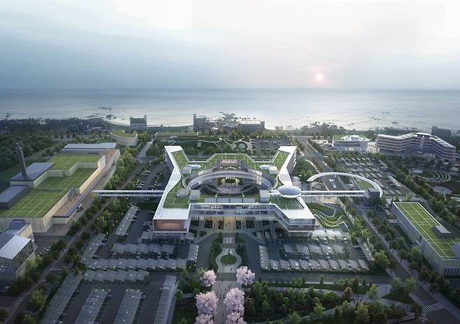 ▲ A구역 첨단연구행정시설 조감도. 한국원자력연구원