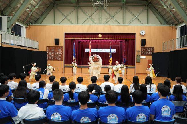 '한국-일본 에듀브릿지 미래공감 국제교류' 행사 현장 ⓒ경기도교육청 제공