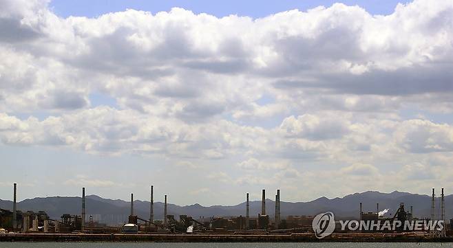 포스코 2차 부분파업 (포항=연합뉴스) 김현태 기자 = 포스코 노동조합의 2차 부분 파업이 진행된 16일 경북 포항시 남구 포항제철소 모습. 2026.9.16 mtkht@yna.co.kr