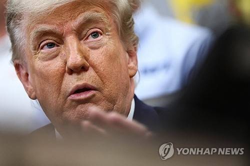 트럼프 대통령. 로이터=연합뉴스.