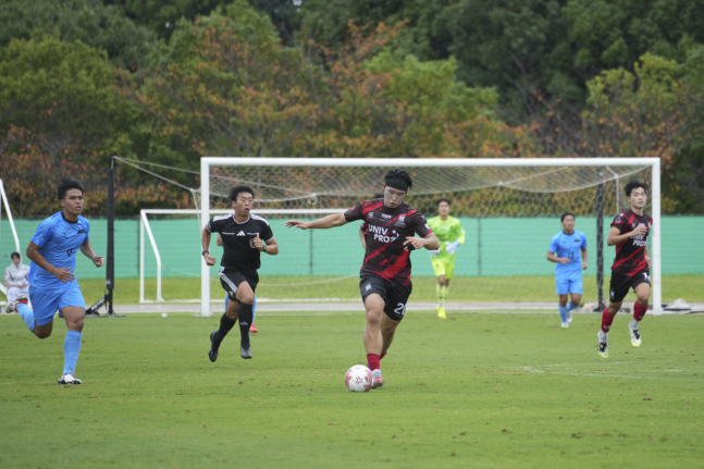 ▲ 한국 대학축구가 일본 관동대학 선발팀을 상대로 고개를 숙였다. ⓒ대학축구연맹