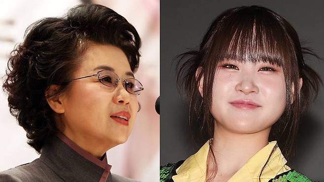 심수봉, 김다현(왼쪽부터) ⓒ연합뉴스