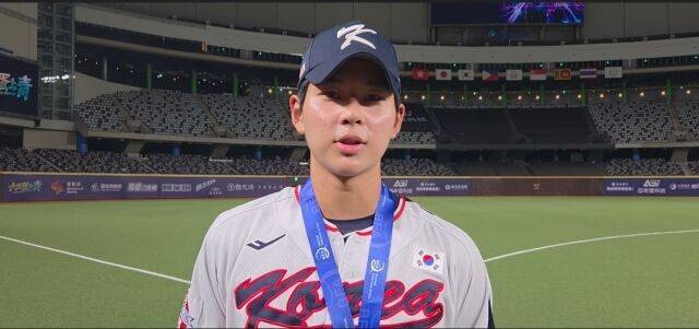 하현승이 우승 후 인터뷰를 하고 있다./공동취재단