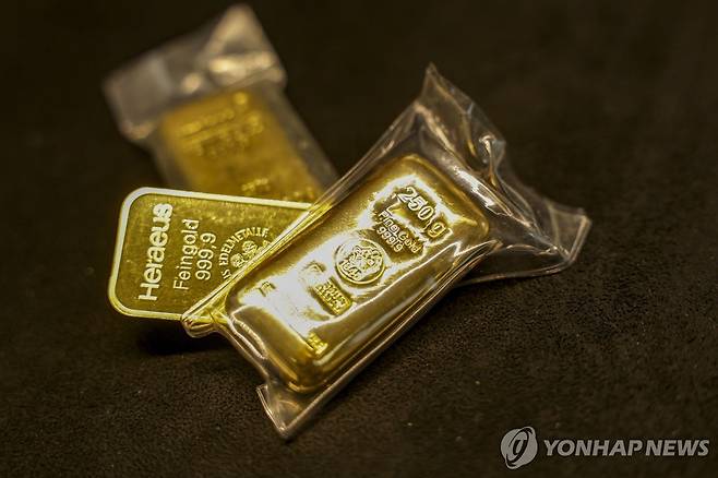 골드바 [EPA=연합뉴스 자료사진. 재판매 및 DB 금지]