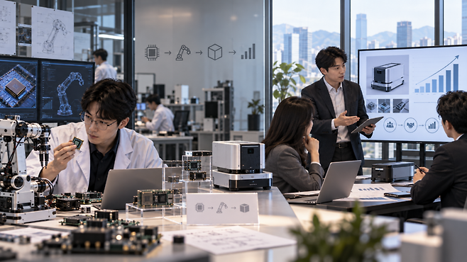딥테크 투자 시장에서는 기술력 외에도 개념검증(PoC), 지식재산권(IP), 고객 확보, 반복매출 등 사업화의 증거가 점점 더 중요해지고 있다. (이미지=AI로 생성)