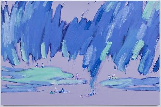 권혜조, Lavender in the Park, 60.6 x 90cm, Oil on canvas,  2026  *재판매 및 DB 금지