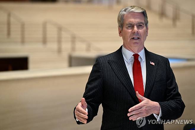 스콧 베선트 미 재무장관 [로이터=연합뉴스 자료사진. 재판매 및 DB 금지]