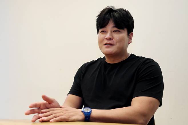 TV조선 아시안게임 야구 해설위원으로 변신한 추신수는 “멀리서나마 대표팀에 뭔가 기운을 좀 주고 싶다”고 밝혔다. /박성원 기자