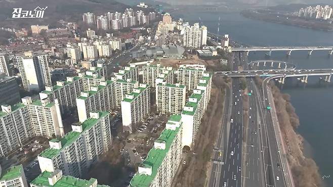 서울 광진구 일대 아파트 모습. 집코노미 유튜브 캡처.