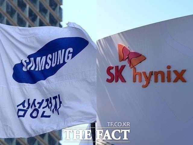 지난 23일 삼성전자와 SK하이닉스는 각각 28만5500원, 186만2000원으로 장을 종료했다. /더팩트 DB