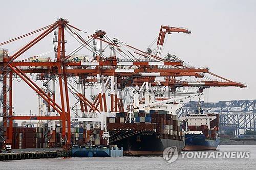 일본 도쿄항 [EPA 연합뉴스 자료사진. 재판매 및 DB 금지]