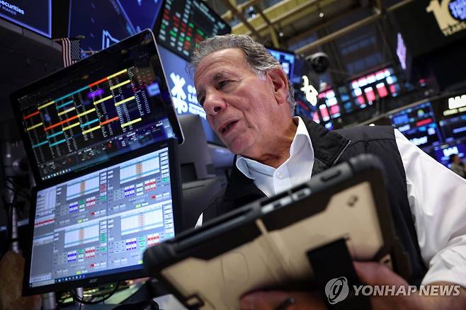 25일(현지시간) 뉴욕증권거래소(NYSE) [로이터=연합뉴스]