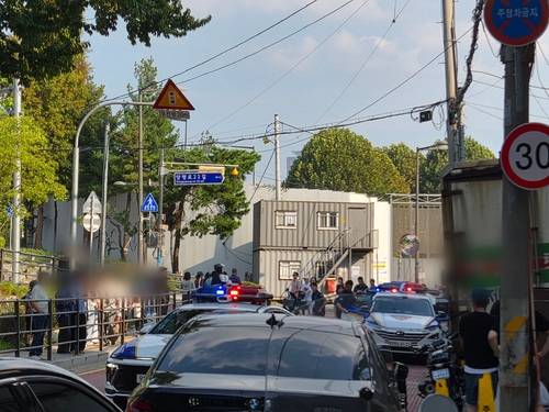 서울 영등포구 흉기 위협 현장 [독자 제공. 재판매 및 DB금지]
