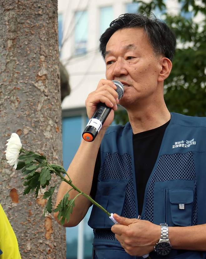[부산=뉴시스] 손석주 영화숙·재생원피해생존자협의회 대표. (사진=부산민주항쟁기념사업회 제공) 2026.09.28. photo@newsis.com  *재판매 및 DB 금지
