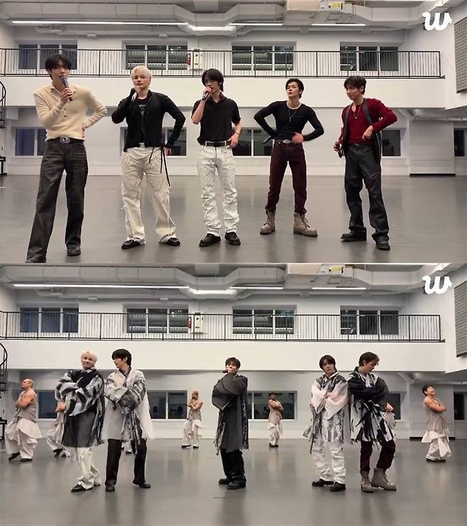 그룹 투모로우바이투게더(TXT)는 ‘2026 글로벌 시티즌 페스티벌’ 무대가 취소되자 연습실을 빌려 라이브 무대를 펼쳐 팬들의 환호를 자아냈다/사진제공=위버스 라이브 스트리밍 캡처