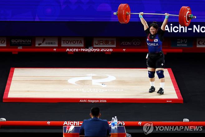 용상 2차 시기에서 위기를 극복하고 성공한 전희수 [로이터=연합뉴스]