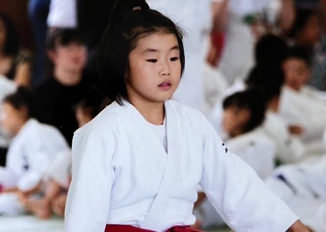 어린 시절의 허미미 [허미미 본인 제공. 재배포 및 DB 금지]