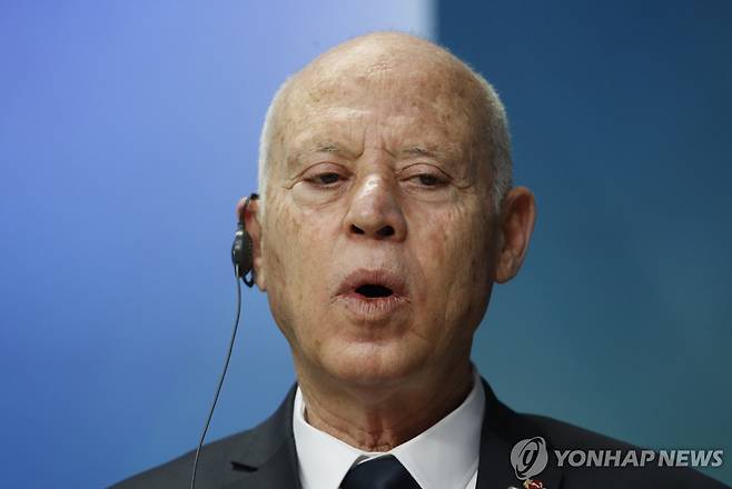 카이스 사이에드 튀니지 대통령 [AP=연합뉴스 자료사진. 재판매 및 DB 금지]