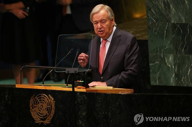 안토니우 구테흐스 유엔 사무총장 [AP=연합뉴스 자료사진]