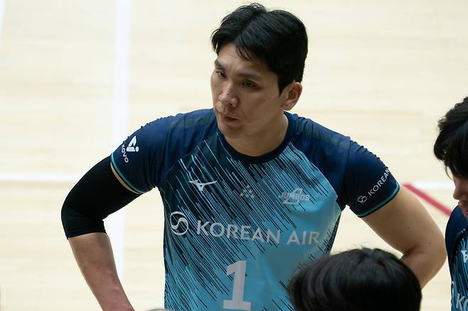 프로배구 남자부 대한항공의 ‘분위기 메이커’ 김규민