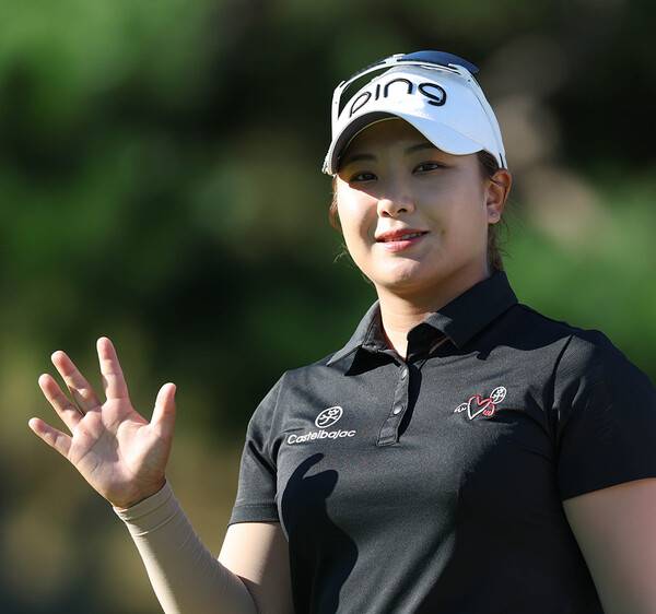 2026년 한국여자프로골프(KLPGA) 투어 메이저 대회 하이트진로 챔피언십 우승 경쟁에 뛰어든 유서연2 프로. 사진제공=KLPGA (사진을 무단으로 사용하지 마십시오.)