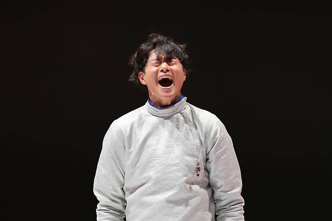 오상욱, 역전 뒤 금메달 / 사진=연합뉴스