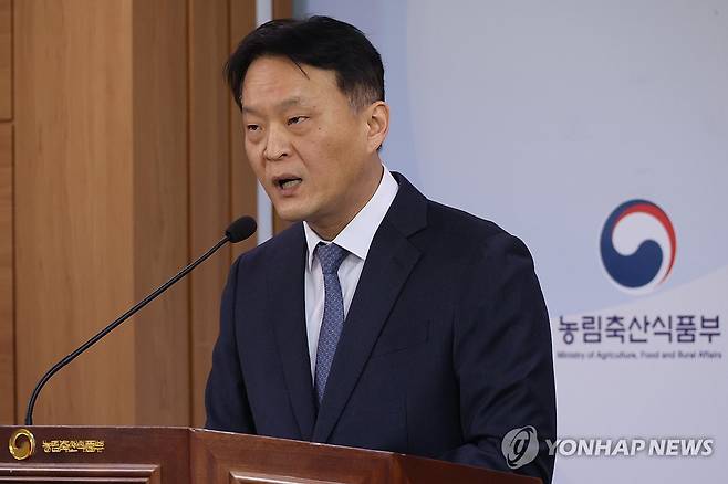 윤원습 농업정책관 [연합뉴스 자료사진]