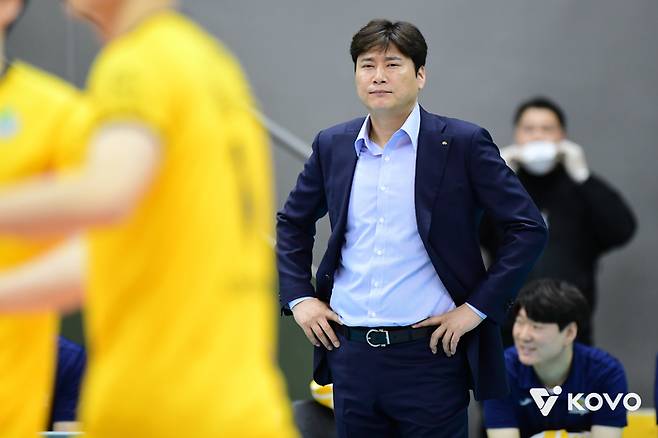 KB손해보험 시절 권순찬 감독. 사진 | 한국배구연맹