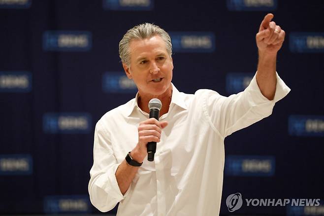 개빈 뉴섬 캘리포니아 주지사  [AP=연합뉴스 자료사진. 재판매 및 DB 금지]