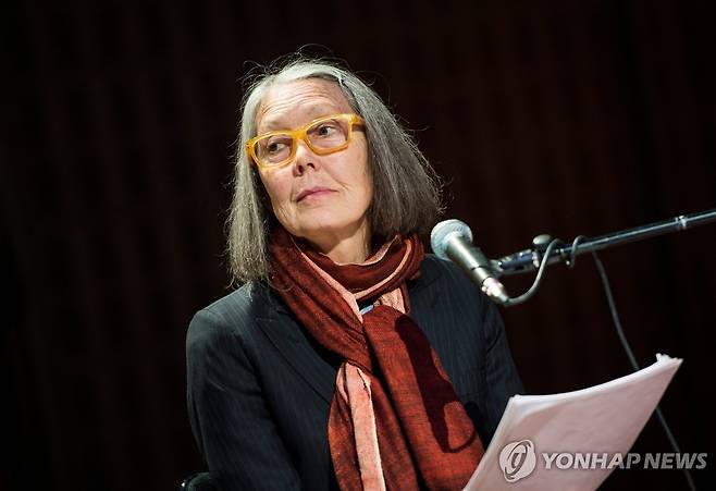 2026년 노벨문학상 수상자 앤 카슨 [AP=연합뉴스. 재판매 및 DB 금지]