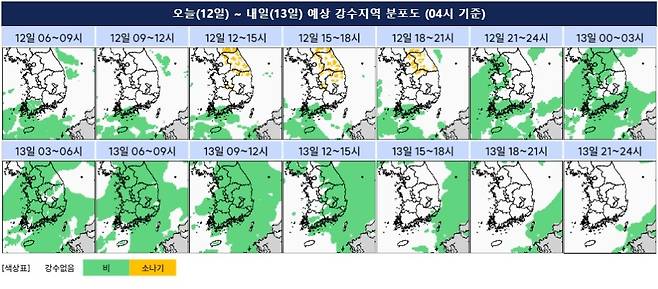 [기상청 제공]