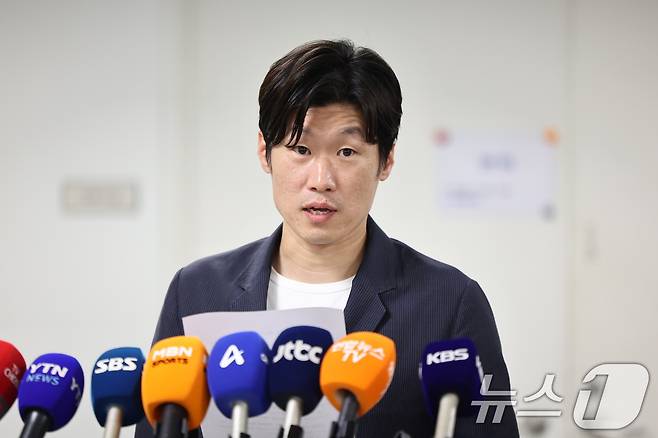 한국 축구의 레전드 박지성. ⓒ 뉴스1 김도우 기자