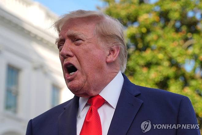 트럼프 대통령 [AP=연합뉴스. 재판매 및 DB 금지]
