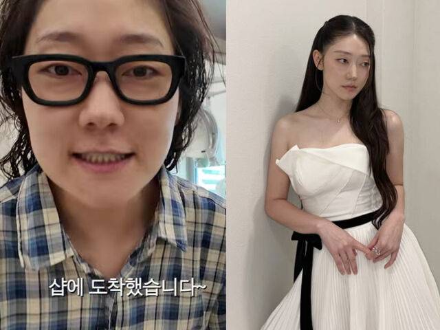 박경혜가 입금 전후 180도 다른 매력을 뽐냈다. / (왼쪽) 유튜브 '경혜볼래', (오른쪽) 박경혜 소셜미디어