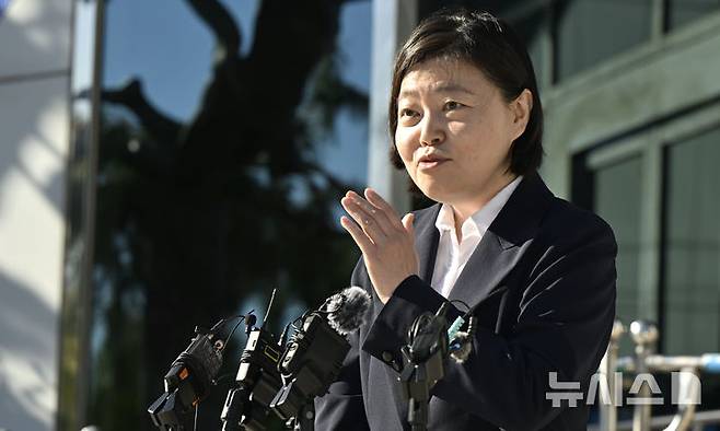 [전남광주=뉴시스] 양시원 기자 = 공개 저격 행보를 보인 임 광주지방중수청장과도 협력하겠다는 의사를 내비쳤다. 사진은 임 청장. 2026.10.14 goodwrite97@newsis.com
