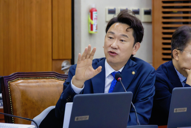곽상언 더불어민주당 의원이 15일 국회 기후에너지환경노동위원회 국정감사에사 발언하고 있다. [곽상언 의원실 제공]