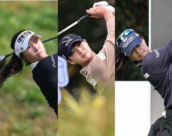 2026년 한국여자프로골프(KLPGA) 투어 신설 대회 아이스버그골프·서울신문 오픈에 출전한 이정은6, 박성현, 고진영 프로. 사진제공=KLPGA (사진을 무단으로 사용하지 마십시오.)