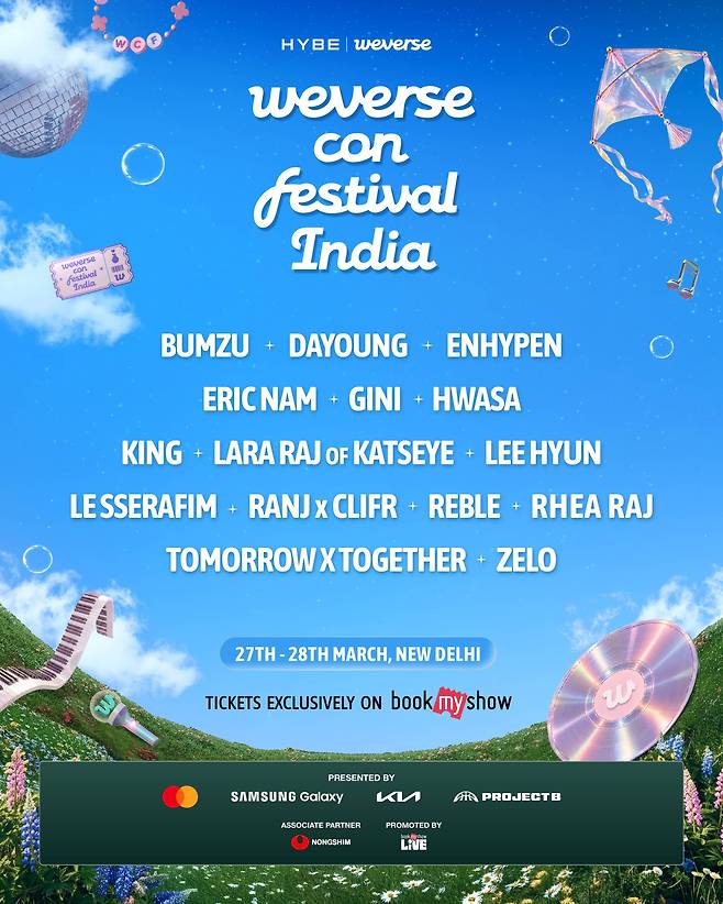 TXT, ENHYPEN and LE SSERAFIM Headline Weverse Con's First Overseas Festival in India