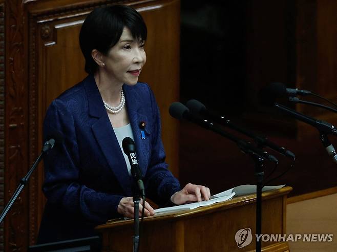 다카이치 총리 [로이터=연합뉴스 자료사진. 재판매 및 DB 금지]