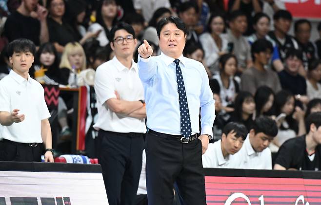 문경은 수원 KT 감독. 사진=KBL