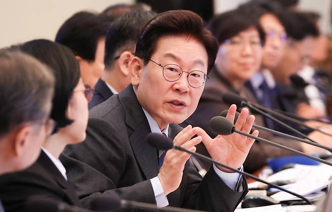 이재명 대통령이 20일 청와대에서 열린 국무회의에서 발언하고 있다. (청와대통신사진기자단) 2026.10.20