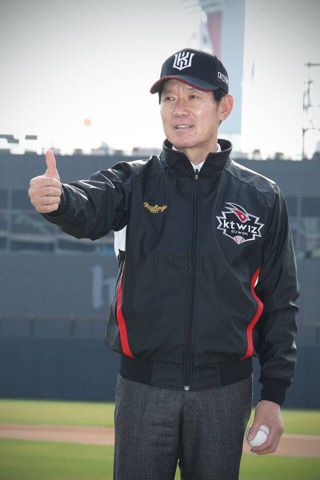 2018년 취임식 당시 이강철 감독./KT 위즈 제공