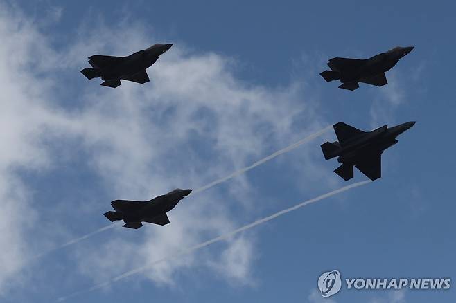 이스라엘 공군 F-35 전투기 비행 EPA 연합뉴스