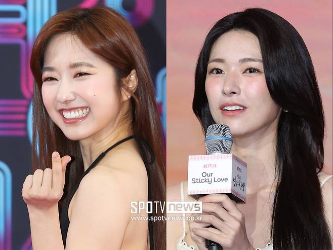 ▲ 이혜성(왼쪽)과 하영. ⓒ스포티비뉴스DB